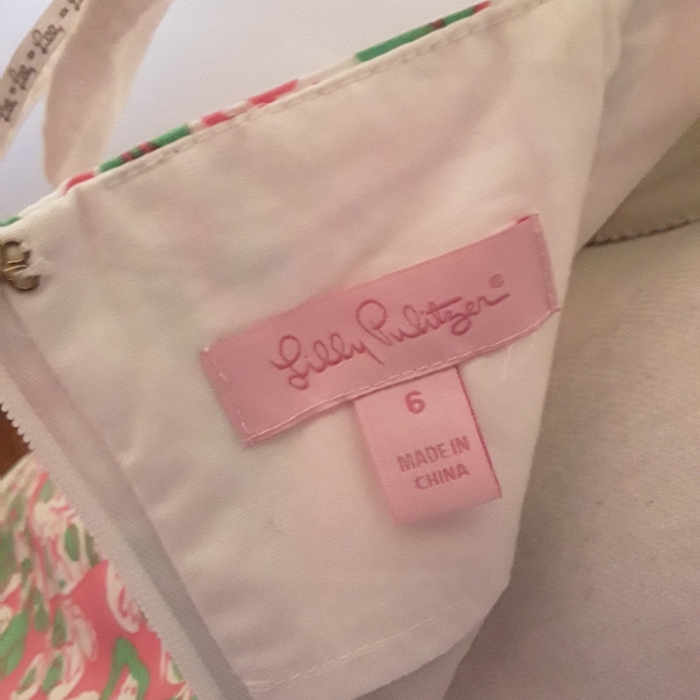 Lilly Pulitzer Strapless Sundress, Size 6, Lnc View 2